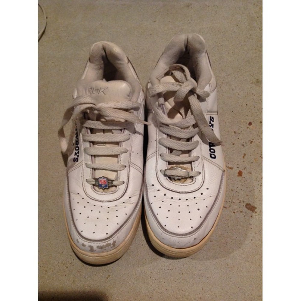 Reebok Dallas Cowboys White Sneakers Size 9